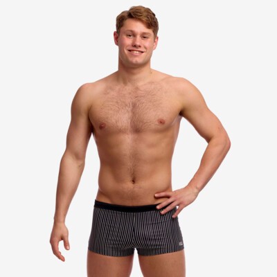 Pin Stripe Men's Square Trunks