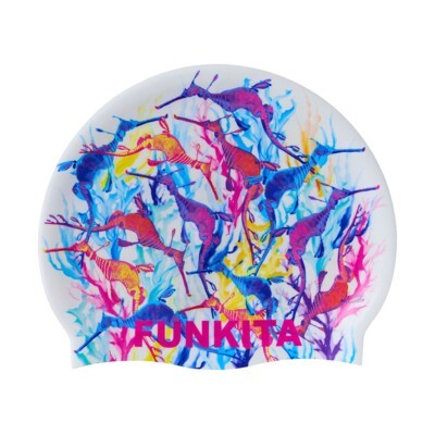 Dreamy Weedy  Silicone Swimming Cap