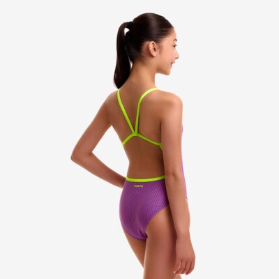Berry Crush Girl's Single Strap One Piece
