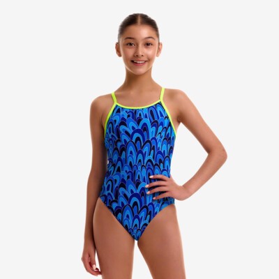 Hill Billy Blues Girl's Diamond Back One Piece