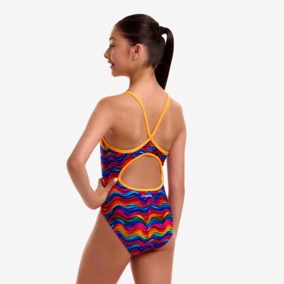 Plastic Fantastic Girl's Diamond Back One Piece