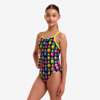 Pine Gap Girl's Diamond Back One Piece