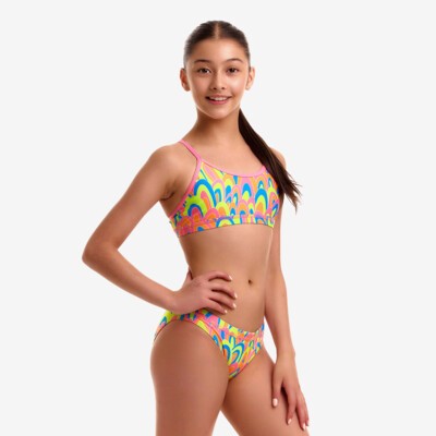 Hillary Puff Girl's Racerback Two Piece