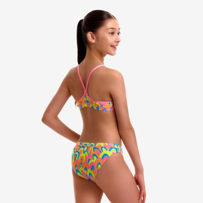 Hillary Puff Girl's Racerback Two Piece