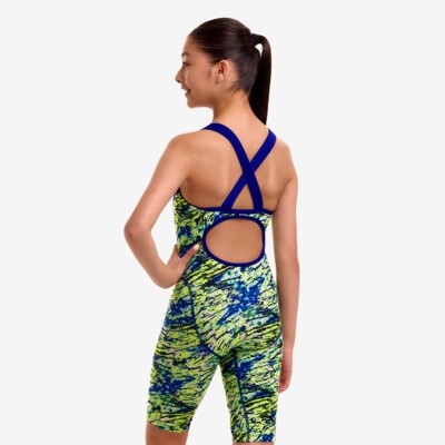 Scaled Back Girl's Fast Training One Piece