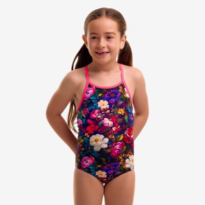 Bed Of Roses Toddler Girl's Printed One Piece