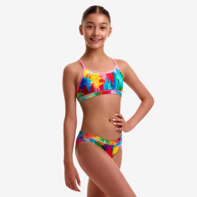 Falling Colours Girl's Racerback Two Piece