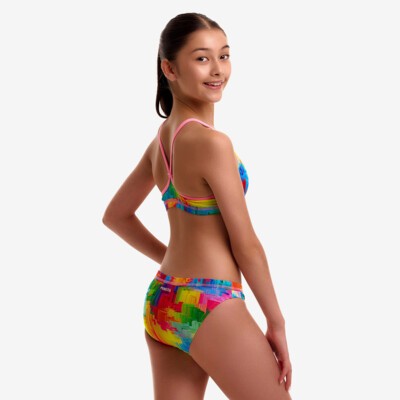 Falling Colours Girl's Racerback Two Piece
