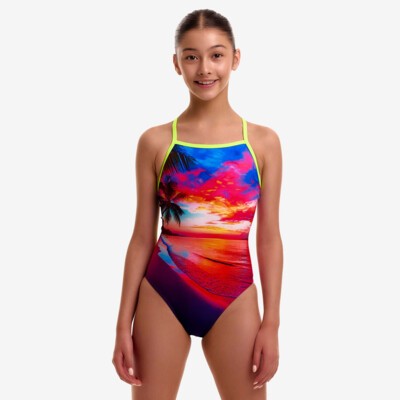 Touch Of Paradise Girl's Tie Me Tight One Piece