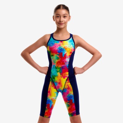 Falling Colours Girl's Fast Training One Piece