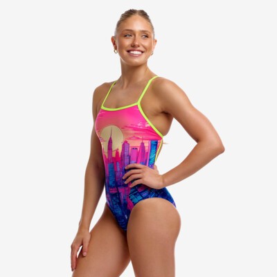 Skyline Drive Ladies Single Strap One Piece