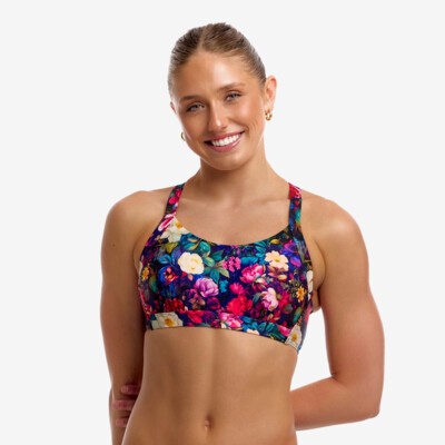Bed Of Roses Ladies Hold Steady Crop Top
