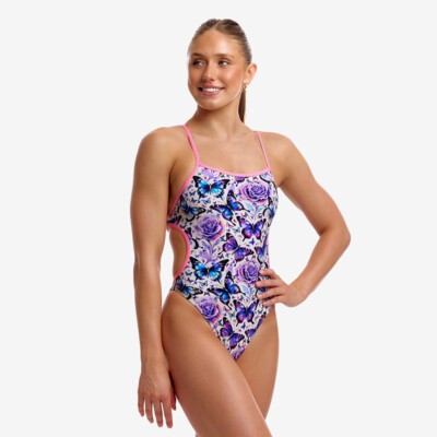 Wings To Fly Ladies Cut Away One Piece