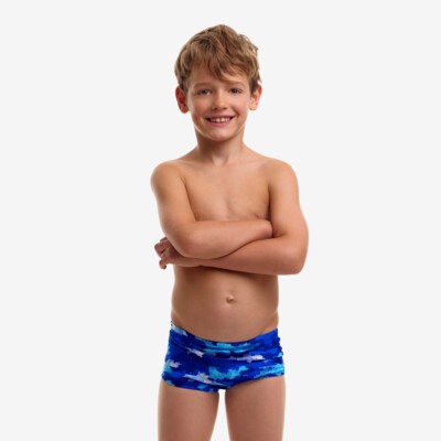 Clean Marine Toddler Boy's Printed Trunks
