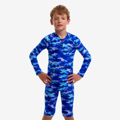 Clean Marine Toddler Boy's Long Sleeve Rash Vest