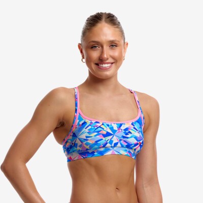 Crystal Mess Ladies Sports Top