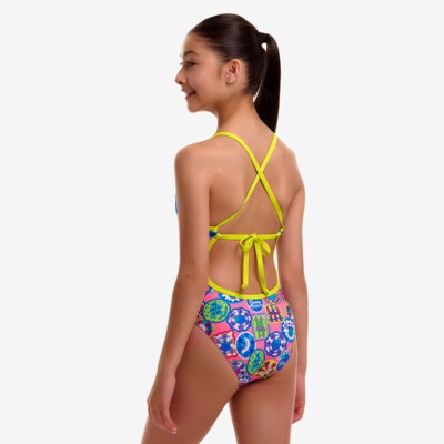 Zesty Besty Girl's Tie Me Tight One Piece