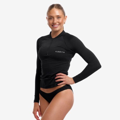 Still Black Ladies Long Sleeve Rash Vest
