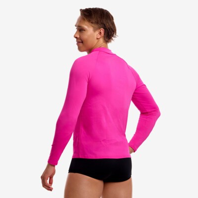 Still Pink Men's Long Sleeve Rash Vest