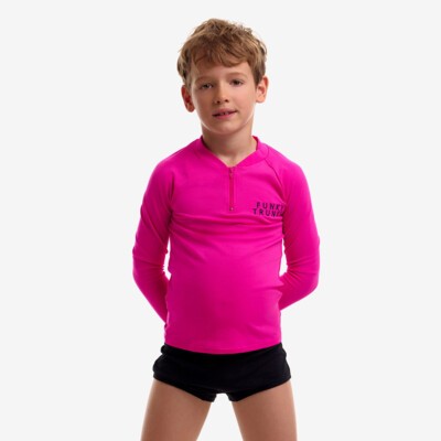 Still Pink Toddler Boy's Long Sleeve Rash Vest