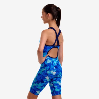 Try Blue Girl's Fast Training One Piece