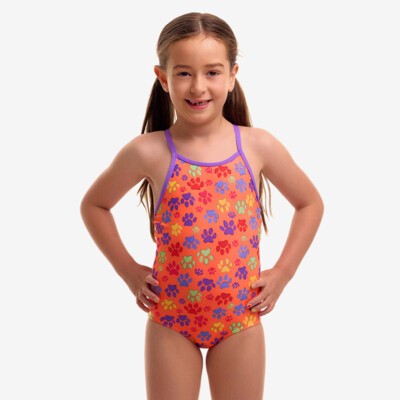 Paw Paw Toddler Girl's Printed One Piece