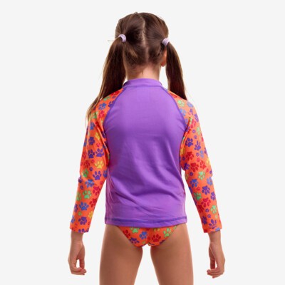 Paw Paw Toddler Girl's Zippy Rash Vest