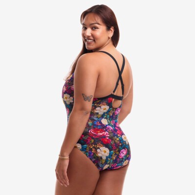 Bed Of Roses Ladies Brace Me Back One Piece