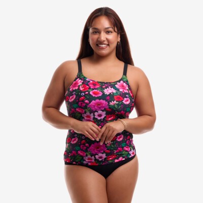 Garden Glow Ladies Scoop Neck Tankini