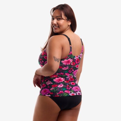 Garden Glow Ladies Scoop Neck Tankini