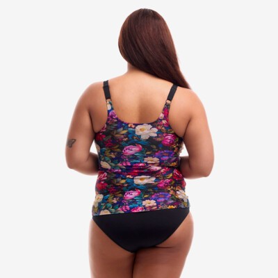 Bed Of Roses Ladies Scoop Neck Tankini