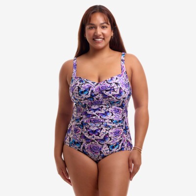 Wings To Fly Ladies Ruched One Piece