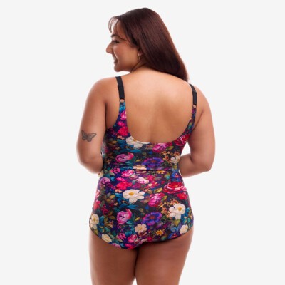 Bed Of Roses Ladies Scoop Neck One Piece