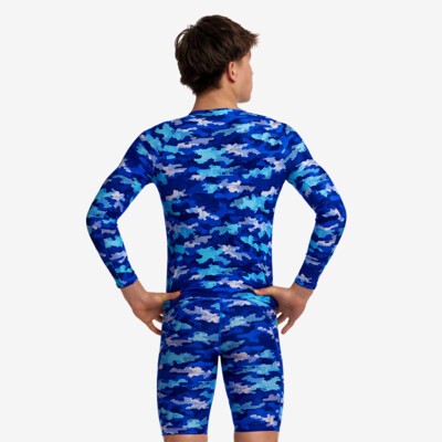 Clean Marine Boy's Long Sleeve Rash Vest