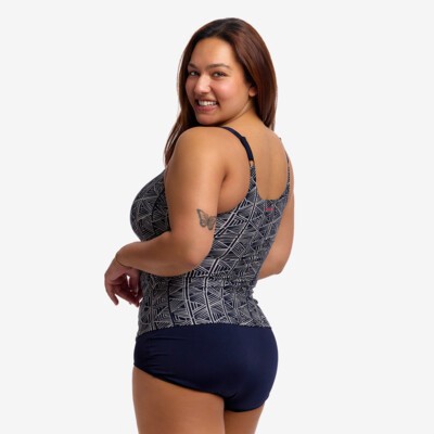 Stickler Ladies Scoop Neck Tankini