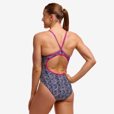 Stickler Ladies Diamond Back One Piece