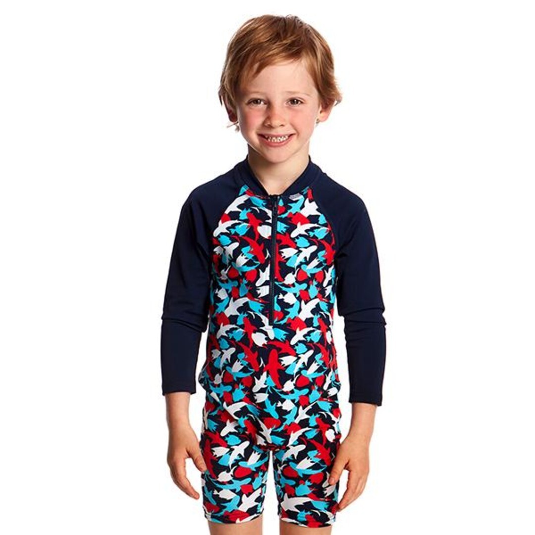 Feeding Frenzy Toddler Boy's Go Jump Suit