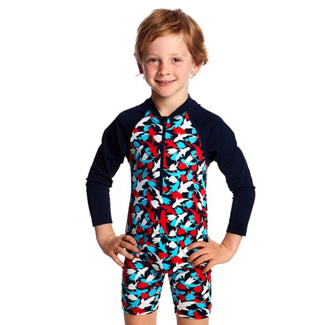 Feeding Frenzy Toddler Boy's Go Jump Suit