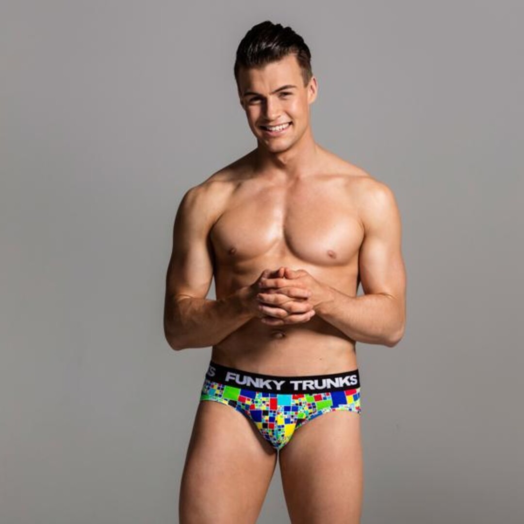 Rubik's Runner Men's Underwear Briefs