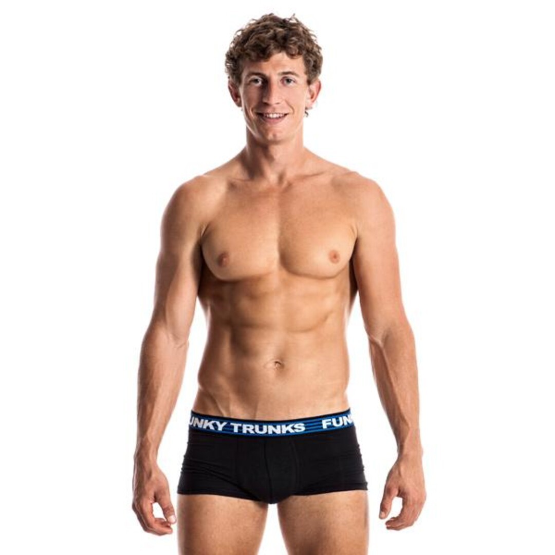 Still Black Men's Underwear Trunks