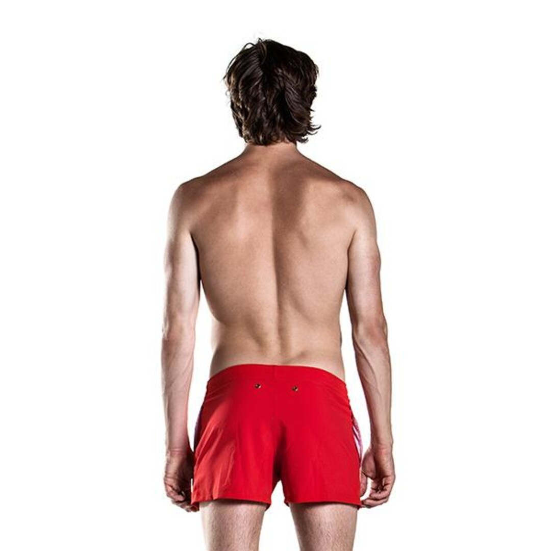 Still Red Men's Shorty Shorts Short