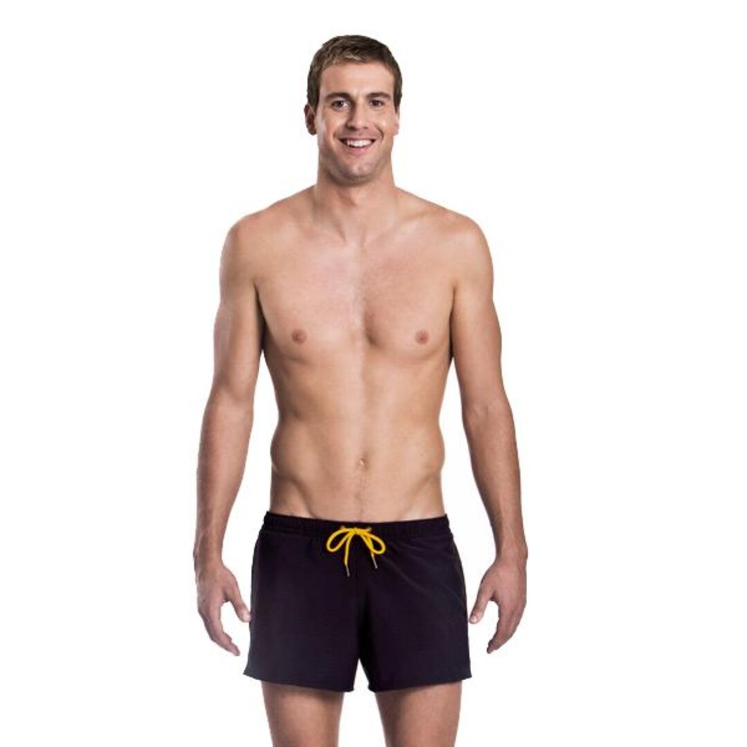 Still Black Men's Shorty Shorts Short