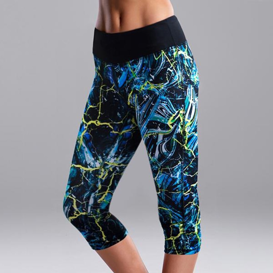 Midnight Marble Ladies Rapid Racer Tight