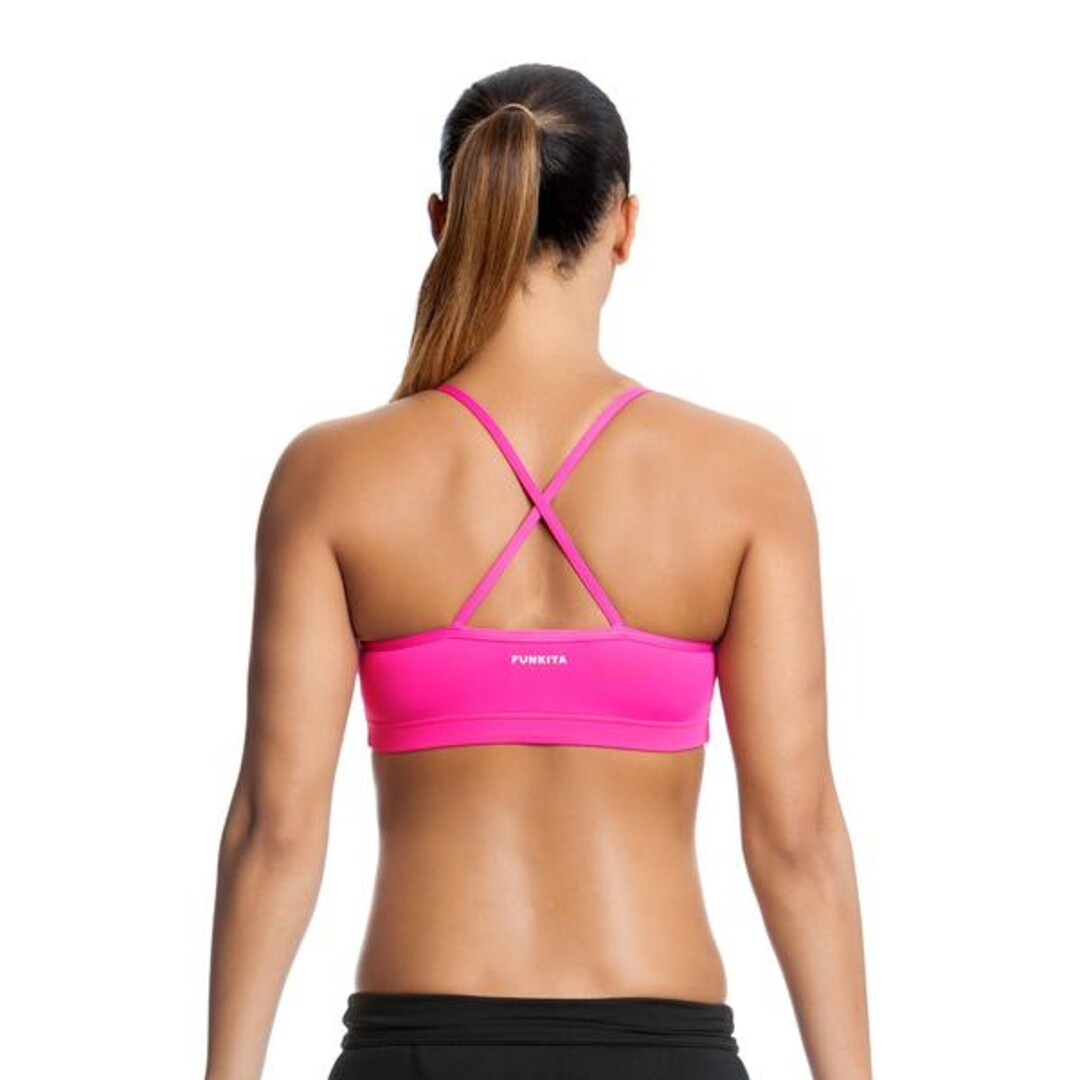 Pink-Feline Fever Ladies Crop Top