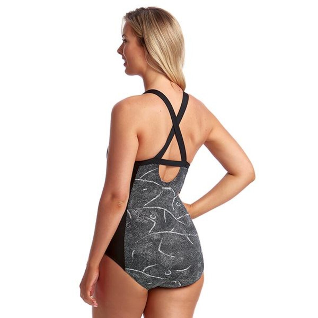 Funkita Form Brace Me Back Swim One Piece Crack Up Ladies Swimwear
