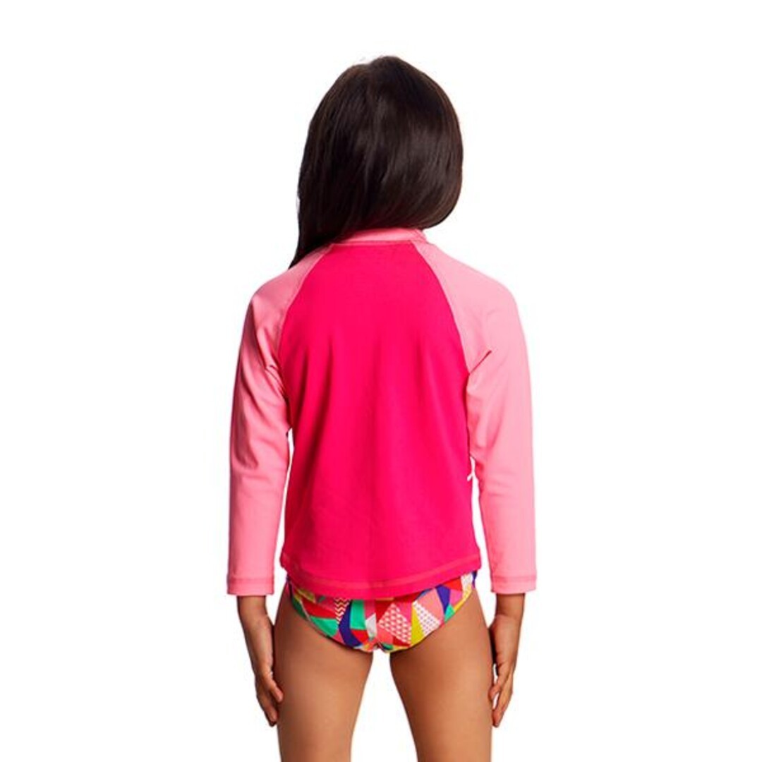 Stare Bear Toddler Girl's Zippy Rash Vest