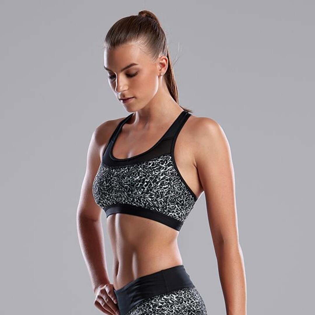 Swept Away Ladies Racerback Crop Top