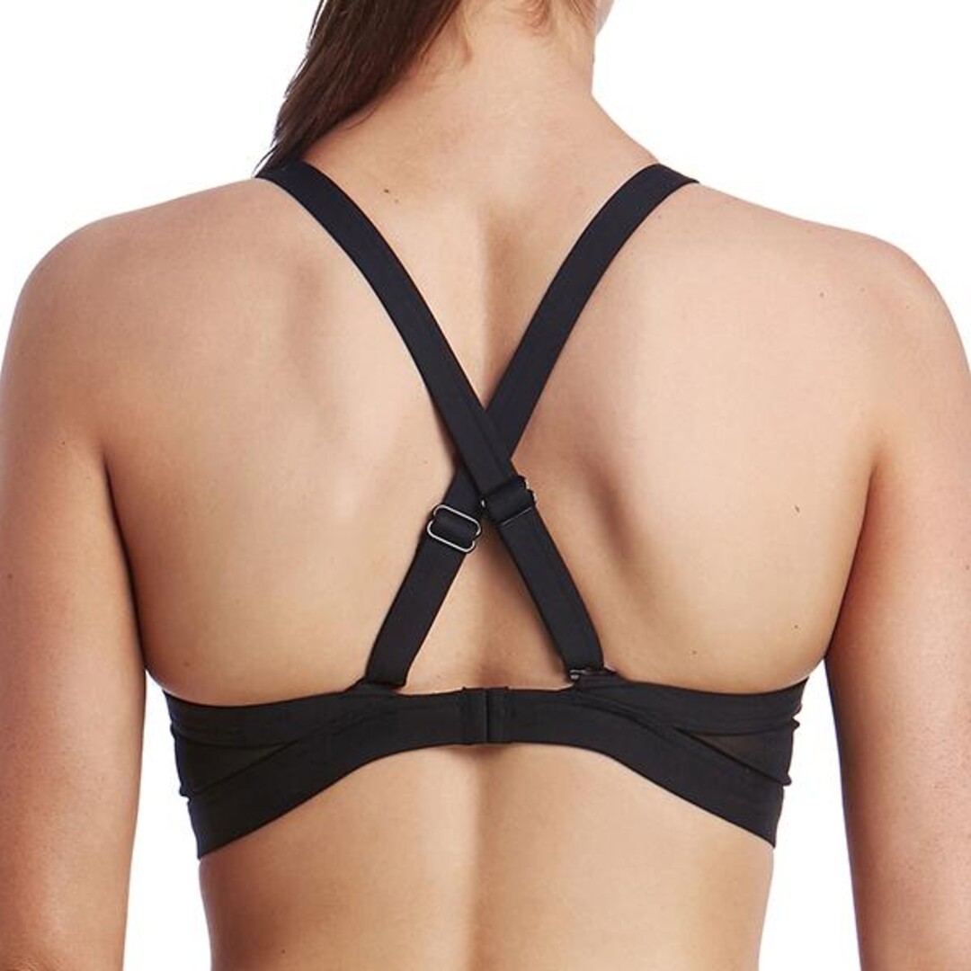 Palm Drive Ladies High Neck Crop Top
