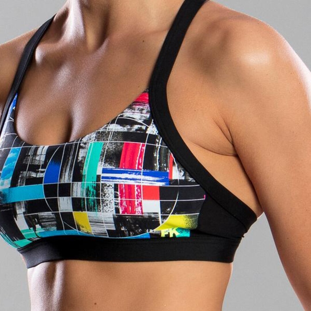 Test Signal Ladies Get Fit Crop Top