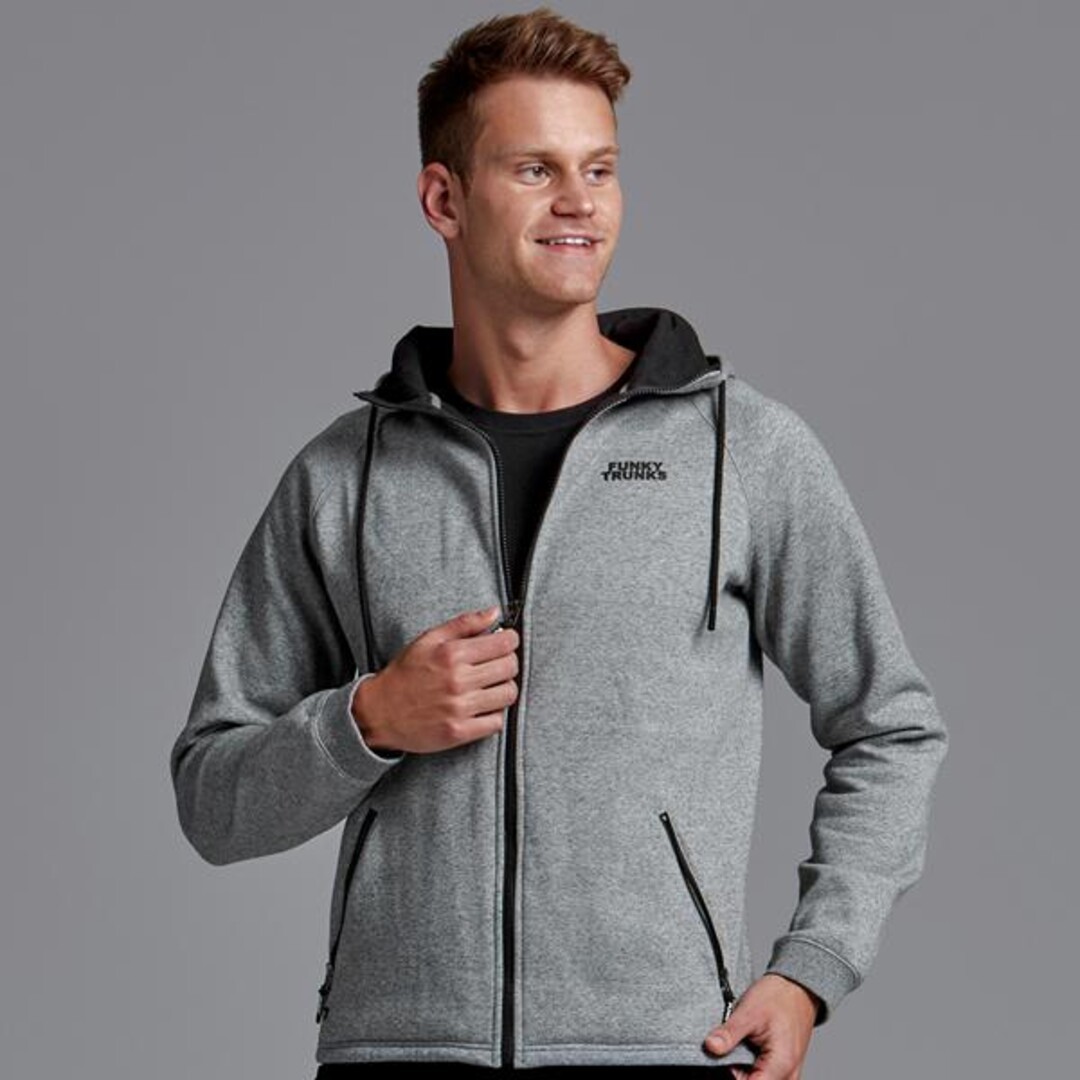 Mens activewear hoodie top